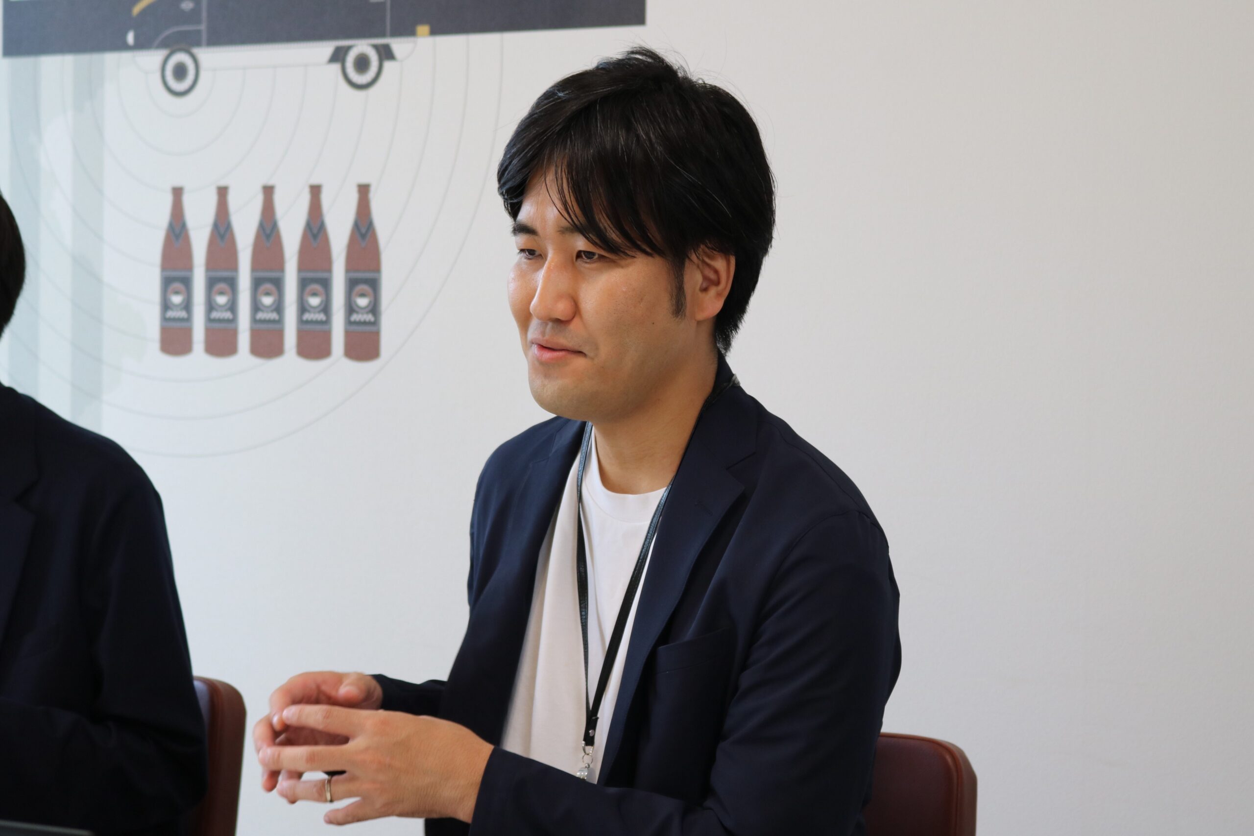 インタビューに答えるコニカミノルタのご担当者
